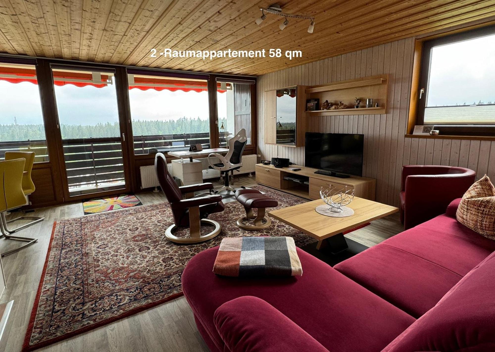 3- 2-1 - Raum - Ferienappartements Dieter Hoffmann Freudenstadt-Kniebis Beim Nationalpark Dış mekan fotoğraf