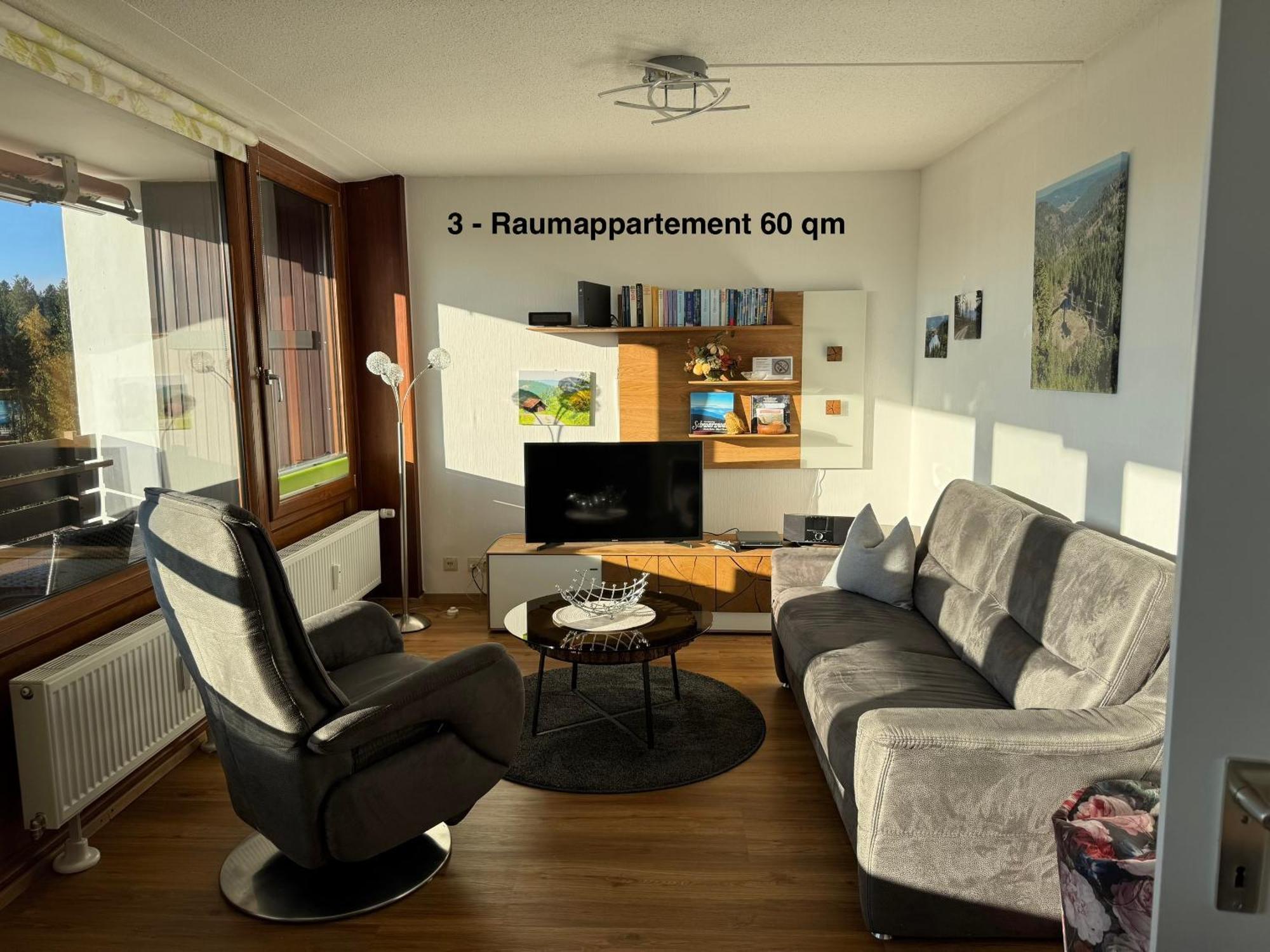 3- 2-1 - Raum - Ferienappartements Dieter Hoffmann Freudenstadt-Kniebis Beim Nationalpark Dış mekan fotoğraf